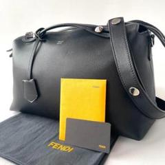 美品＊ FENDI フェンディ バイザウェイ 8BL125 ミディアムバッグ 黒
