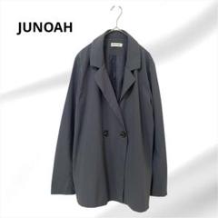 JUNOAH ジュノア　ダブルジャケット　薄手 春夏　大きいサイズ　L〜LL