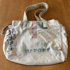 DIESEL トートバッグ キャンバス グレー