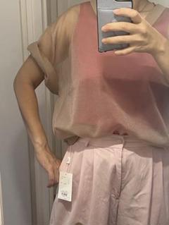 CLANE シアーＶネックニット　新品未使用