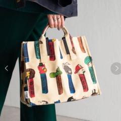 PEZ ペッツ イアパピヨネ キャンバス トートバッグ 2way リバーシブル