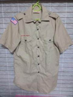 ボーイスカウト　半袖シャツ　古着　MED　ＵＳＡ製　０２