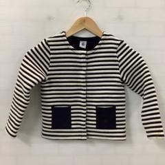 最終値下◎5.8◎A756◎プチバトー◎キッズ服◎ボーダー◎ノーカラージャケット
