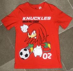 ソニックザヘッジホッグ H&M キッズTシャツ 140 ナックルズ
