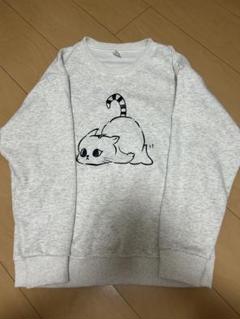 希少!即完売品! SIIILON 猫刺繍 スウェット グレー フリーサイズ 希少!即完売品! SIIILON 猫刺繍 スウェット グレー フリーサイズ