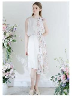 Riu Flower&marble dress 大理石ワンピース　ピンク 2025年最新】Riu flower&marble dressの人気アイテム - メルカリ
