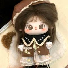 20cm ぬいぐるみ 服 ワンピース 帽子 襟 ベスト パンツ 花 着せ替え