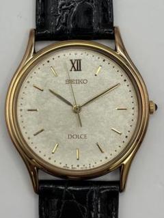 希少 美品 SEIKO 新品電池 1703 腕時計 男女兼用 5E31-0AA0 時計