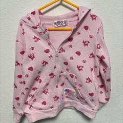 ラブパンダ ピンク パーカー 110