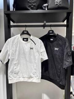 PXG ゴルフ ウェア メンズ トップス 半袖 2色 PGM ゴルフウェア メンズ ポロシャツ 半袖 デザイン 3色カラー
