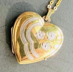 ✩1940s sweet heart ヴィンテージ ハートロケット ペンダント✩ ✩1940s sweet heart ヴィンテージ ハートロケット ペンダント