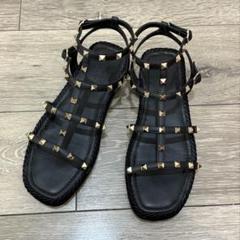 完売品Ciel ‪‪スタッズジュートサンダル valentino 風 完売品Ciel ‪‪スタッズジュートサンダル valentino 風 - メルカリ‬‬