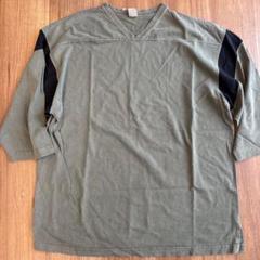 ALTERNATIVE APPARELラグランTシャツL 未使用00's カーキ