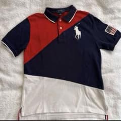 美品)ポロラルフローレン 半袖ポロシャツ 150cmビッグポニー