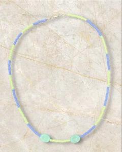 値下　ハンドメイド　ビーズネックレス　夏