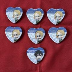 あんスタ『遊木真』『氷鷹北斗』　ハート形缶バッジ　7個売り‼︎