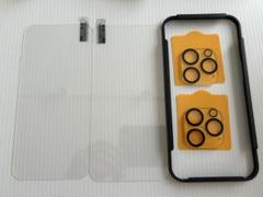 iPhone 15 Pro max ガラスフィルム アンチグレア 【2+2枚】