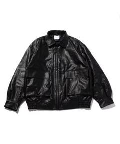 【お値下げ】FREAK'S STORE 本革 ライダースジャケット L ブラック FREAK'S STORE ブルゾン アウター LEATHERETTE RIDERS JACKET