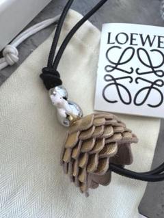 LOEWE ロエベ うさぎ 松ぼっくりチャーム ゴールド
