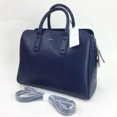 新品 ポールスミス 2way ショルダーバッグ ハンドバッグ ネイビー 紺