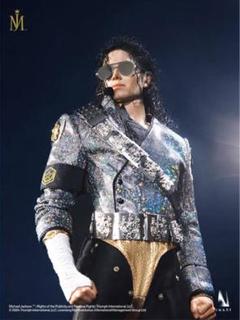 キルギスタン、美術シート、マイケルジャクソン他 cbj_s67 ポストカード マイケルジャクソンMichael Jackson(Shadows