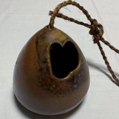 茶器/茶道具 花入 置用】 丹波焼き 蕪（かぶら） 森本陶谷作