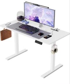 電動昇降式デスク　USB・コンセント付　120x60cm ゲーミングデスク