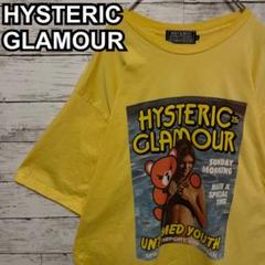694【人気Lサイズ】ヒステリックグラマー♤ビッグロゴ　ヒスガール半袖Tシャツ