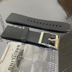 c440【ブライトリング】”極美品”22mm 435X カーフレザー 尾錠 黒