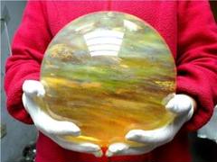 楽天市場】1点物 丸玉 シトリン 黄色水晶 155mm/ 5kg : LUZ-光