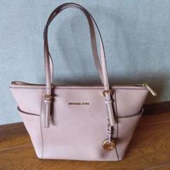 MICHAEL KORS ライトピンク トートバッグ美品