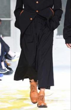 着画あり!15ss ヨウジヤマモト　ウールギャバジンサイドボタン スラックス