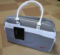 【新品未使用品希少】ナイキゴルフ ボストンバッグ　千鳥格子柄　レディース m33077087433_1.jpg?1750215220