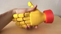 1/1 可動ディスプレイ手｜レゴ風｜3Dプリント品｜インテリア｜ペン立て小物持ちのサムネイル