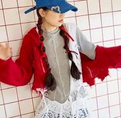 最終お値下げ新品　POPPY Lace tiered skirts あさぎーにょ poppy あさぎーにょ コットンレースワンピース 最終値下げ