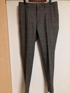 【極美品】秋冬物 エディフィス メンズ ウール パンツ 46 M 80 薄グレー 極美品】秋冬物 エディフィス メンズ ウール パンツ 46 M 80 薄