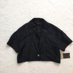新品未使用✨OPAQUE ジャケット ショート丈 半袖【S】高級感 上品 軽い