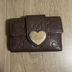 値下げ不可 グッチ キーケース レザー シマ ラブリーハート GUCCI GUCCI グッチ グッチシマ ラブリーハート キーケース 203551