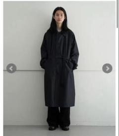 AURALEE 20AW トレンチコード　ブラック　サイズ4 クイーンサイズ】トレンチコート 黒【AOKI公式通販】