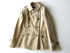 BURBERRY BLUE LABEL ストレッチベロアPコート 38 ベージュ BURBERRY BLUE LABEL ストレッチベロアPコート 38 ベージュ