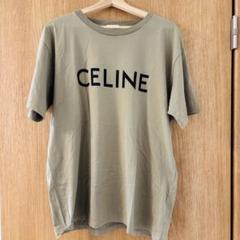 希少 CELINE セリーヌ 半袖 Tシャツ ロゴプリント カットソー