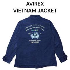 AVIREX アヴィレックス ミリタリージャケット L 古着 ペイント