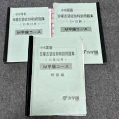 浜学園　小6　 国算理テキスト　2024年受験使用　中古 浜学園 小6 国算理テキスト 2024年受験使用 中古