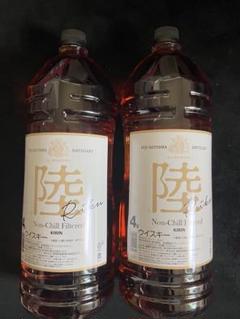 キリン 麒麟 KIRIN 陸 ウイスキー 4リットル 2本 業務用 - メルカリ