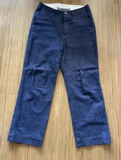 PHIGVEL OFFICER TROUSERS WIDE INDIGOのサムネイル