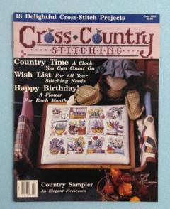 クロスステッチ図案集 Cross Country Stitching 9冊セット クロスステッチ図案集 Cross Country Stitching 9冊セット