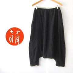値下げ‼️ 萌 モユル MOYURU サルエルパンツ 美品 萌／MOYURU☆ サルエルパンツ 黒 - メルカリ