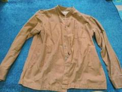 メンズ　無印良品　ノーカラーシャツ　M