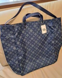 新品　デイリーラシット　ネイビー トートバッグ　大容量