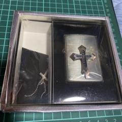 ジッポ　限定品　デスティニー　パッション　クロス　ネックレス純銀　オイルライターのサムネイル
